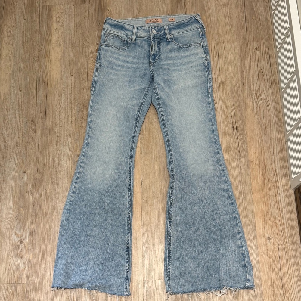 Ariat Perfect Rise Flare Wide Leg Jeans - Picture 1 of 5